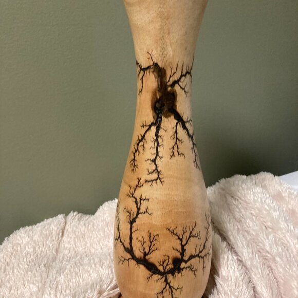 WOOD VASE - Picture 6 of 6